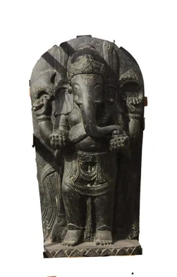Produktbild von Ganesha aus Steinguss für den Garten zudem Frostsicher, KA-BR-GSTA-120
