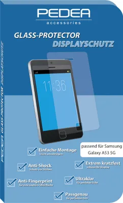 Produktbild von PEDEA 11170191, Samsung, Galaxy A53 5G, Schockresistent, Transparent, 1 Stück(e)