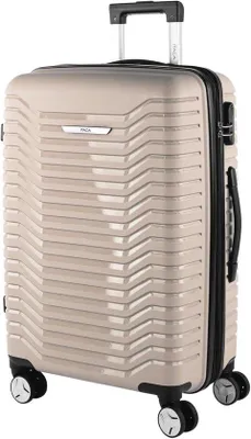 Produktbild von Famanu Trolley Reisekoffer - Leichtes Polypropylen mit 4 Rollen und Zahlenschloss