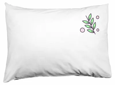 Kissenhülle 50 x 35 cm Weiß Polyester Dekokissenbezug