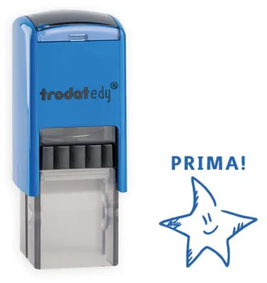 Produktbild von Trodat 163243, Quadratisch, Gummi, Blau, Kinder & Erwachsene, 34 g, Österreich