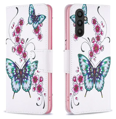 Produktbild von Für Samsung Galaxy A25 5G Kunst-Leder Book Handy Tasche Motiv 3 Hülle Etuis Schutz