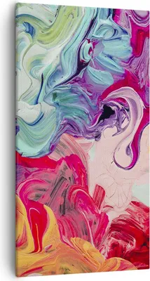 Produktbild von Bild auf Leinwand - Leinwandbild - Abstraktion modern - 55x100cm - Wand Bild - Wanddeko - Leinwanddruck - Bilder - Kunstdruck - Wanddekoration - Leinwand bilder - Wandkunst - PA55x100-3877