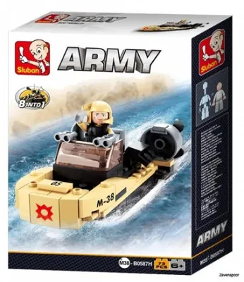 Produktbild von Sluban Army Schnellboot M38-B0587H
