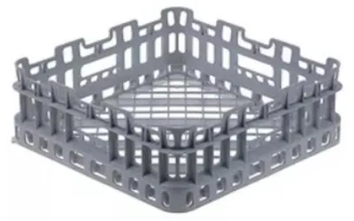 Produktbild von Spülkorb Gläserkorb Mischgutkorb L 350mm B 350 mm H 120 mm Maschenart grobmaschig Kunststoff