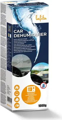 Produktbild von 1x Lafita Auto Luftentfeuchter 1 Kg - wiederverwendbar - Anti-Kondensation