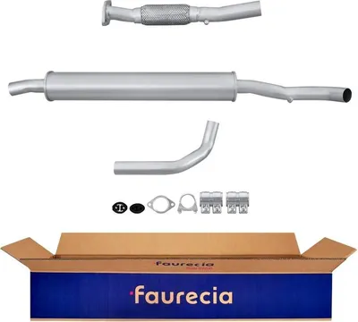 Produktbild von HELLA 8LC 366 023-871 Mittelschalldämpfer Schalldämpfer für FIAT PANDA (169) 500 (312) 500 C (312)