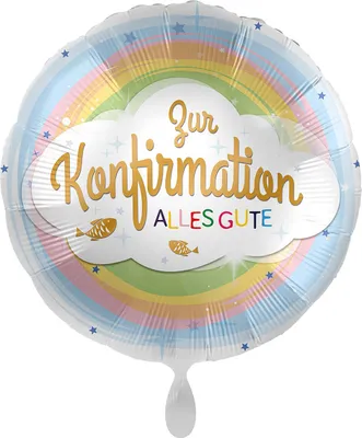 Produktbild von Ballon Alles Liebe zur Konfirmation!