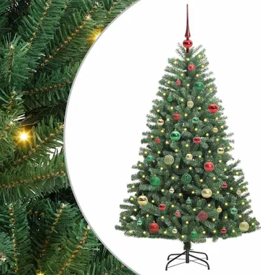 Immagine prodotto di Albero di Natale Artificiale con Rami Pieghevoli Verde 150 cm