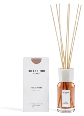 Obrázok produktu pre Millefiori Milano Rose Espresso bytový difuzér s tyčinkami (77MDRE)