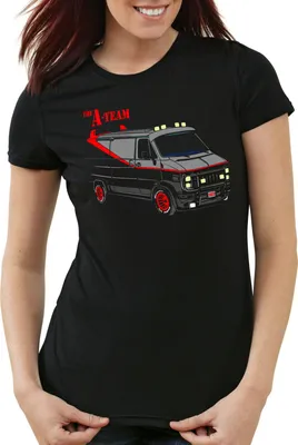 Produktbild von style3 Team Van Damen T-Shirt minivan a hannibal murdock, Größe:L