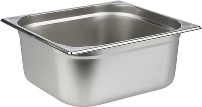 Produktbild von APS 81706 GN 2/3 Behälter, Edelstahl, 35,4 x 32,5 cm, Tiefe 150 mm, 12,5 Liter
