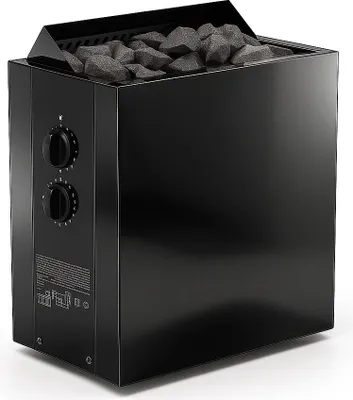 Zdjęcie produktu dla Piec do sauny Harvia Vega Qubic Black 8,0 kW | ze zintegrowaną jednostką sterującą | HBQ804M