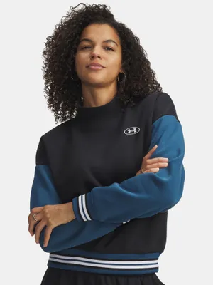 Produktbild von Under Armour UA Icon Novelty Sweatshirt für Damen – Schwarz XS