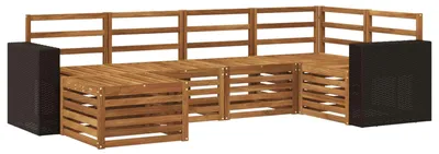 Zdjęcie produktu dla Zestaw sofy narożnej 6 pcs naturalny