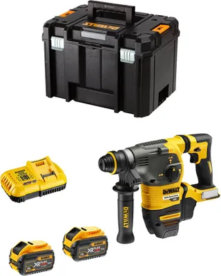 Produktbild von Kombihammer DeWALT DCH333Y2 FlexVolt (2 x 54V/18V 12,0 Ah + DCB118 + TSTAK VI)