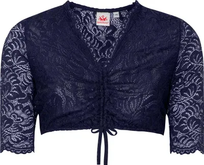 Produktbild von Dirndlbluse Ansbach dunkelblau 34