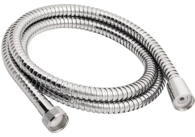 Immagine prodotto di Schläfer 802490 | Flessibile doccia Flessibile Doccia Tubo Doccia Universale in Acciaio Inossidabile con Connettori in Ottone Universali G 1/2" ad Alta Pressione tubo doccia flessibile 1.5 metri