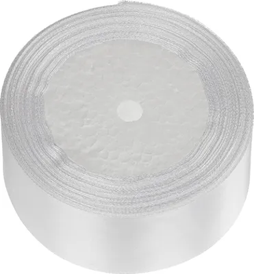 Produktbild von Satinband - 40 mm/ 22,5 m - Weiß