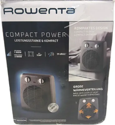 Immagine prodotto di Termoventilatore Rowenta Compact Power - Flessibile, potente e compatto