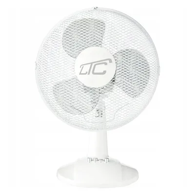 Obrázok produktu pre Stolový ventilátor LTC, oscilačný, nastaviteľný uhol, 38 W, biely, LXWT20