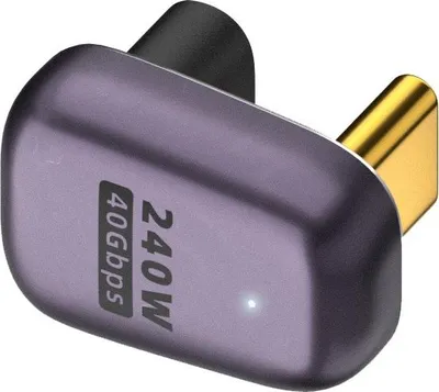 Immagine prodotto di INF Adattatore USB-C multifunzionale 240W: dati 40Gbps e video 8K, design a U