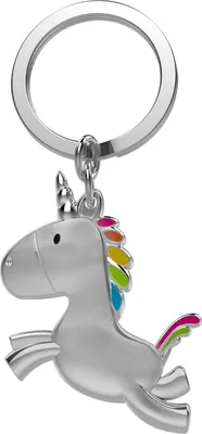 Produktbild von Schlüsselanhänger Unicorn, poliert, 9,5x4x0,6cm