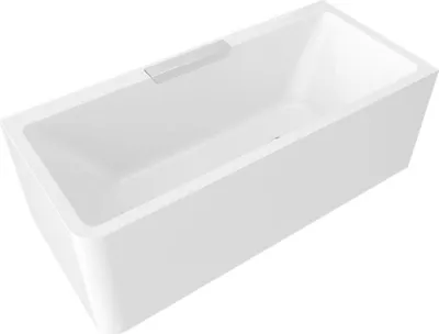 Produktbild von Polysan CASCATA R MONOLITH Rechteckbadewanne 180x80x60cm, Kaskade Edelstahl