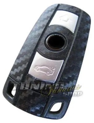 Productafbeelding van Carbonlook designfolie, sticker, zwart #2, voor BMW