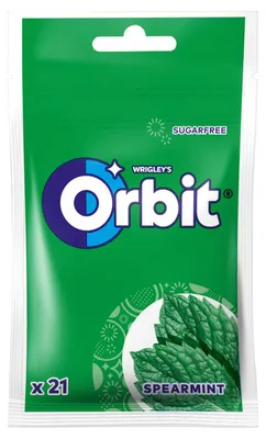 Productafbeelding van Orbit Muntkauwgom, suikervrij, 29 gram