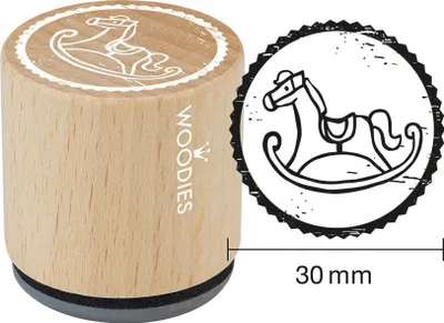Produktbild von COLOP Motiv-Stempel Woodies "Schaukelpferd"