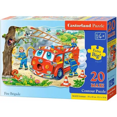 Obrázok produktu pre Puzzle Castorland 20 maxi elementów - Straż Pożarna