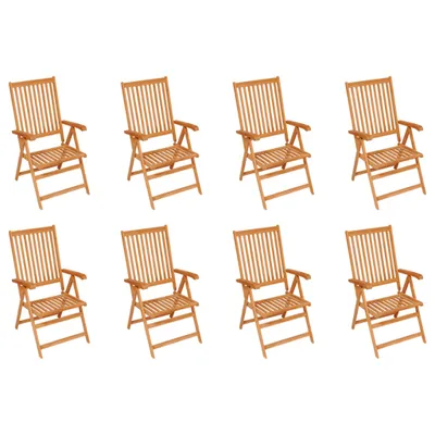 Produktbild von VidaXL 3072542, Terrasse, Gepolsterter Sitz, Teak, Grau, Polyester, 570 mm