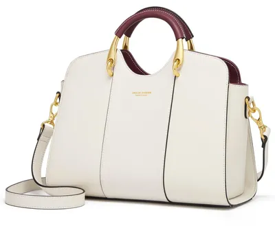Produktbild von Omgoods – Elegante Damenhandtasche mit Retro-Griff und Schulterriemen