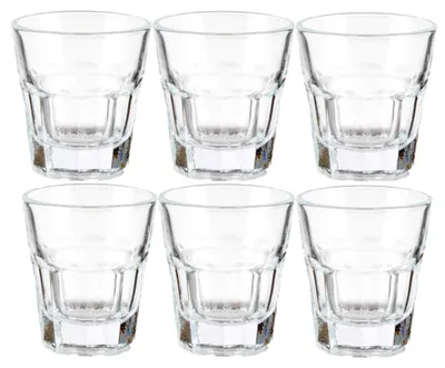 Produktbild von Vivalto Schnapsglaser - 6x Stuck - Glas - transparent - 40 ml