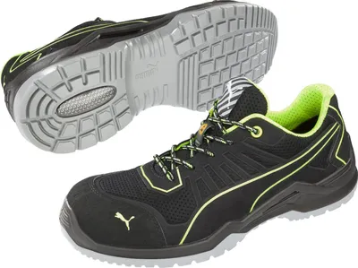 Image de PUMA Chaussure de sécurité Fuse TC Green Low Taille 42 noir / vert - 64.421.0-42