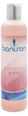 Produktbild von Banisan Badezusatz Rose, Aromatherapie 250 ml, ergiebig, nicht schäumende Rezeptur für Whirlpools