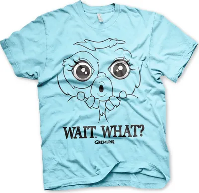 Produktbild von Gremlins - Wait. What? T-Shirt - X-Large - Skyblue