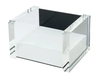 Immagine prodotto di WEDO Zettelbox "acryl exklusiv", glasklar/schwarz