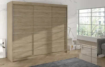 Obrázek produktu pro Šatní skříň DANIELLA 2 - šířka 200 cm, dub sonoma