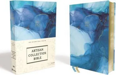 Produktbild von Niv, Artisan Collection Bible, Cloth Over Board, Blue, Art Gilded Edges, Red Letter Edition, Comfort Print