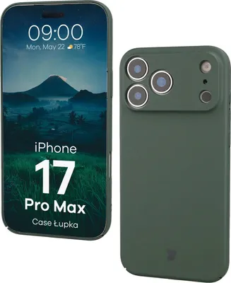 Produktbild von Handyhülle für iPhone 17 Pro Max, Bizon Case Lupka, Grün