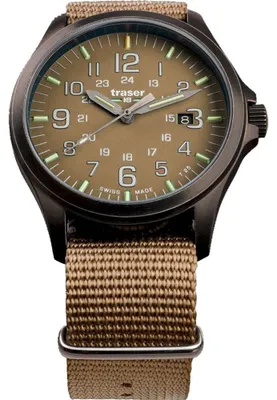 Obrázok produktu pre Traser H3 - 108631 - Hodinky - Pánske - Quartz - P67 Officer Pro GunMetal Khaki