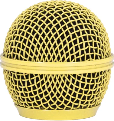 Image de Grille de microphone Tête de microphone de rechange en maille pour SM58S SM58LC BETA58 BETA58A SA M30 SV100 UT2 PGX24 SLX4 Or