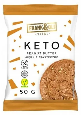 Obrázok produktu pre KETO Mäkké sušienky s arašidovým maslom 50g