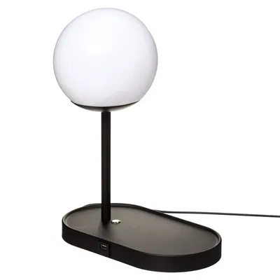 Immagine prodotto di Lampada da tavolo COLORS, ricaricabile via USB, nera