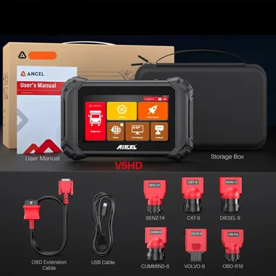 Obrázok produktu pre Truckscanner – Diagnostický prístroj – Diagnostika nákladných vozidiel – Skenovanie nákladných vozidiel – Ťažké vozidlá – Wi-Fi, bezdrôtové pripojenie