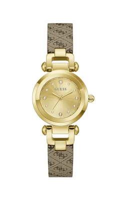 Produktbild von Guess Damen Uhr Armbanduhr GINGER GW1021L2 Leder