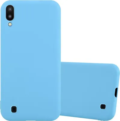 Produktbild von Cadorabo Hülle für Samsung Galaxy A10 / M10 Schutzhülle in Blau Handyhülle TPU Silikon Etui Case Cover