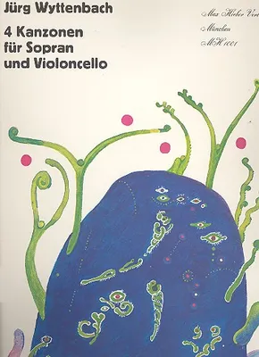 Produktbild von 4 Kanzonen für Sopran und Violoncello Partitur